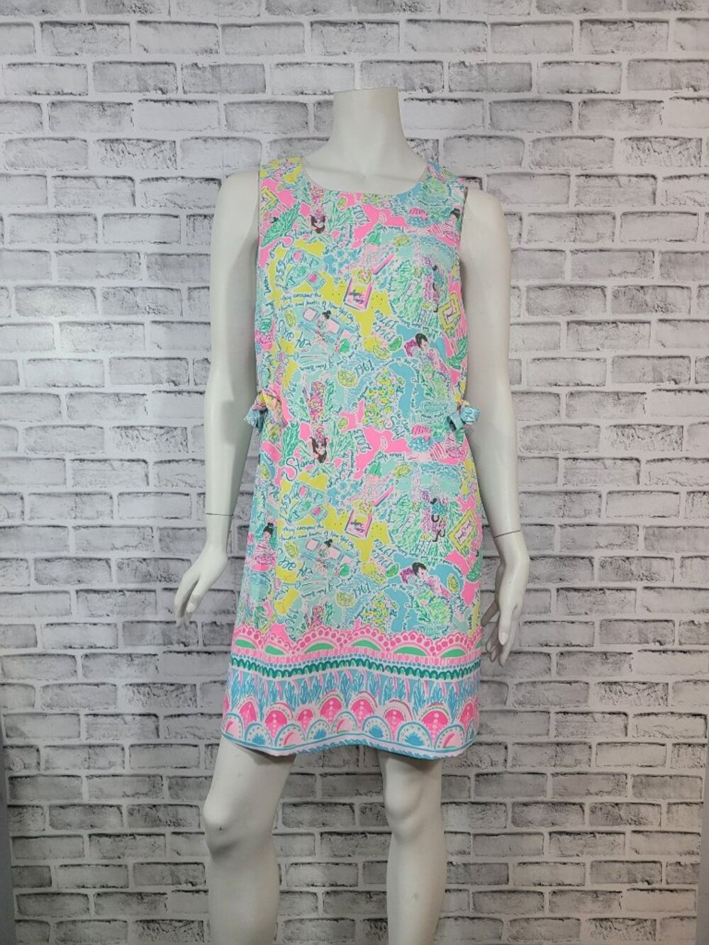 NWT Lilly Pulitzer Marli Shift Dress In The Beginning Pop Up Size 10